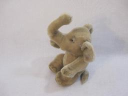 Vintage Mohair Elephant Plush, 12 oz