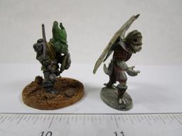 Two Ral Partha Goblinoid miniatures, 3oz