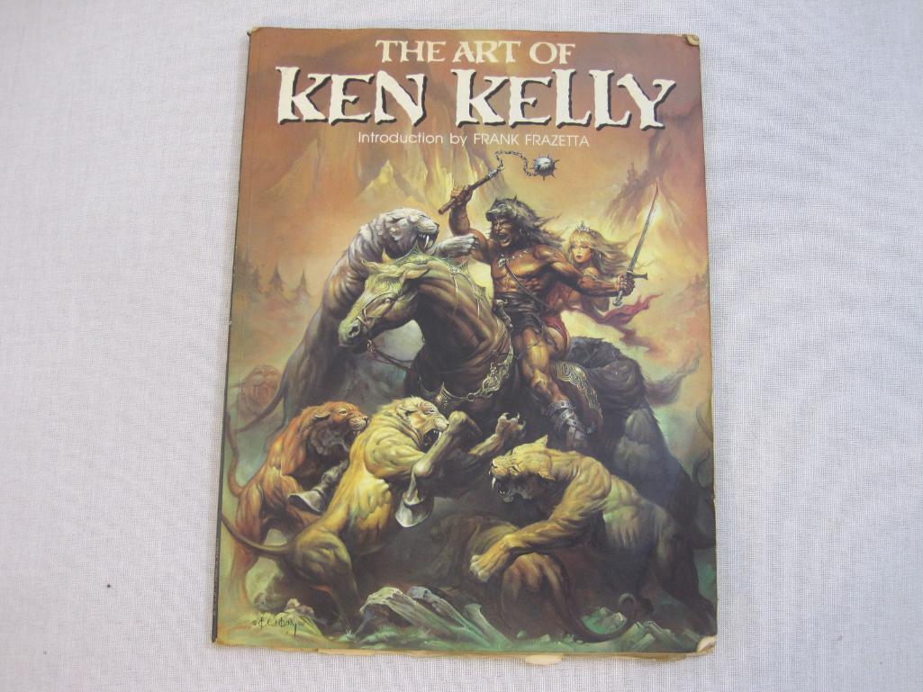 The Art of Ken Kelly Paperback Book, 1990, ISBN: 0-9627154-0-9, see pictures for condition AS IS, 1