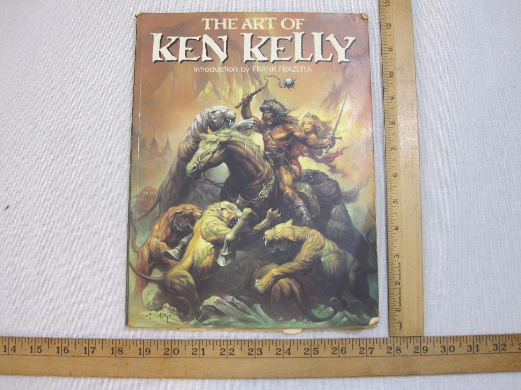 The Art of Ken Kelly Paperback Book, 1990, ISBN: 0-9627154-0-9, see pictures for condition AS IS, 1