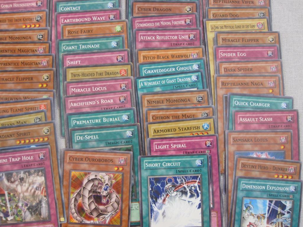 Yu-Gi-Oh Trading Cards foil Shining Elf, foil Scapegoat 1st Edition, foil Temtempo the Percussion