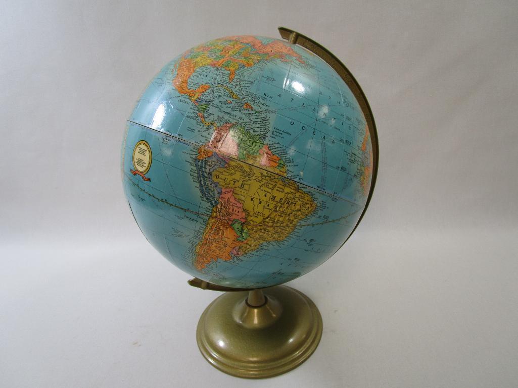 Crams Imperial World Globe, The George F Cram Company Inc