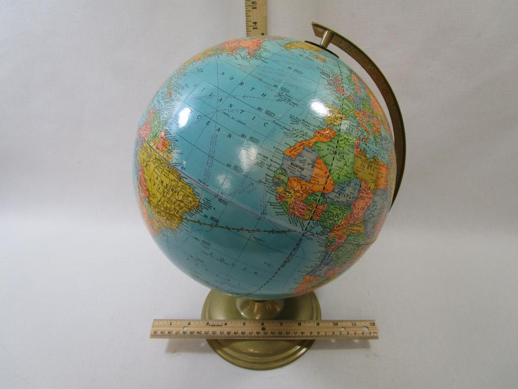 Crams Imperial World Globe, The George F Cram Company Inc