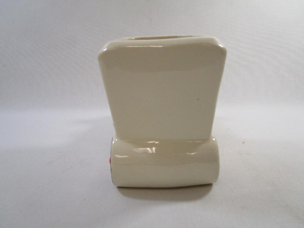 Cookie RR Cookie Jar, Marked USA 200, missing Top