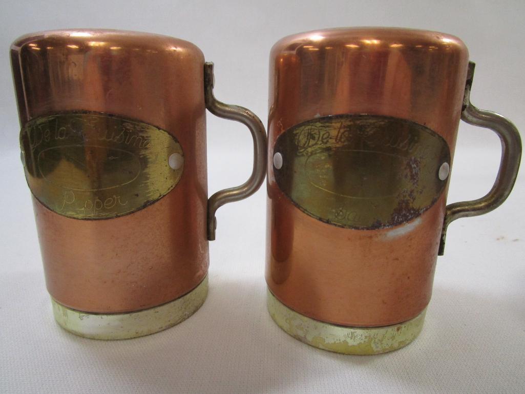 Copper Tree with Item Assortment includes Mugs, Salt and Pepper Shakers, Pitcher and more