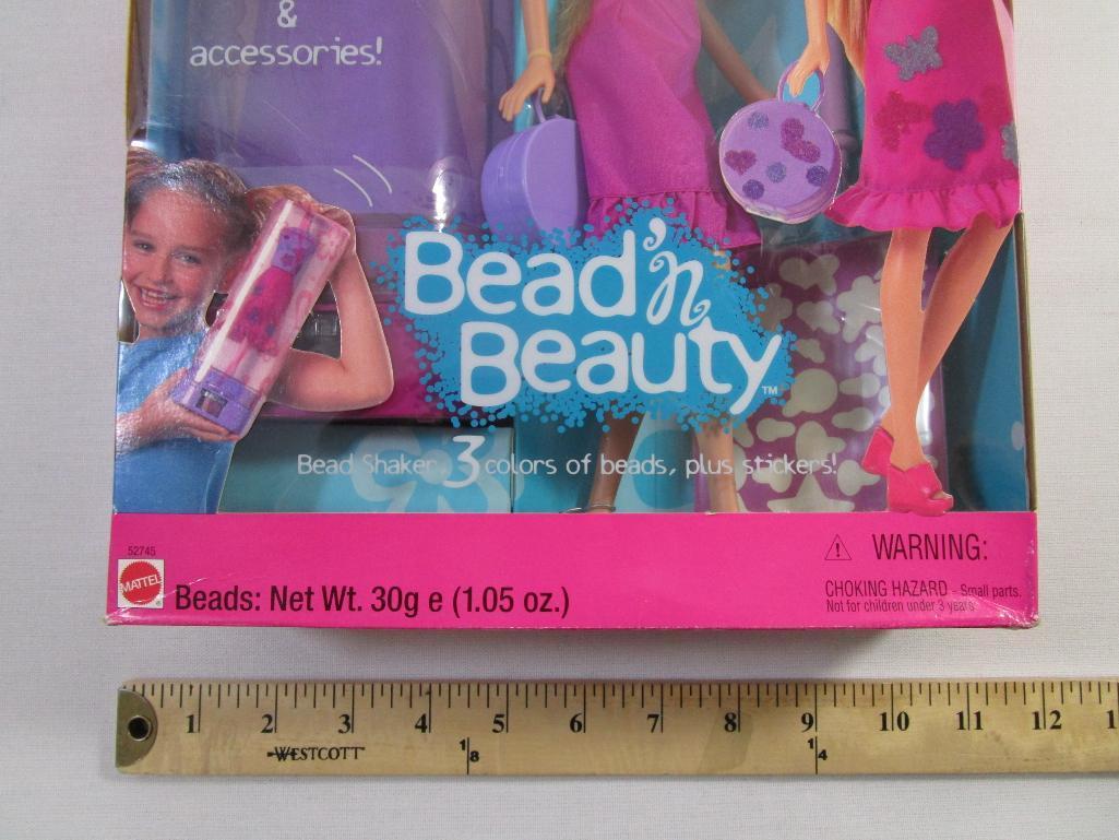 Bead 'n Beauty Barbie Doll, NRFB, 2001 Mattel, 1 lb 10 oz