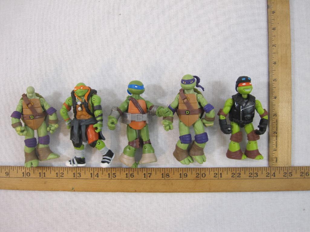 Five Teenage Mutant Ninja Turtles Action Figures, 13 oz