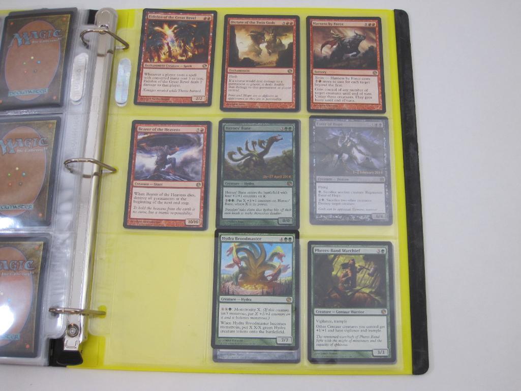 Binder of Rare and Mythic Magic the Gathering Cards from Theros and Journey into Nyx, 1 lb 8 oz