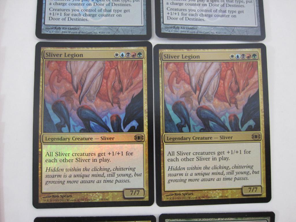 Magic the Gathering Cards from Slivers Deck including Sliver Overlord, 2 foil Sliver Legion