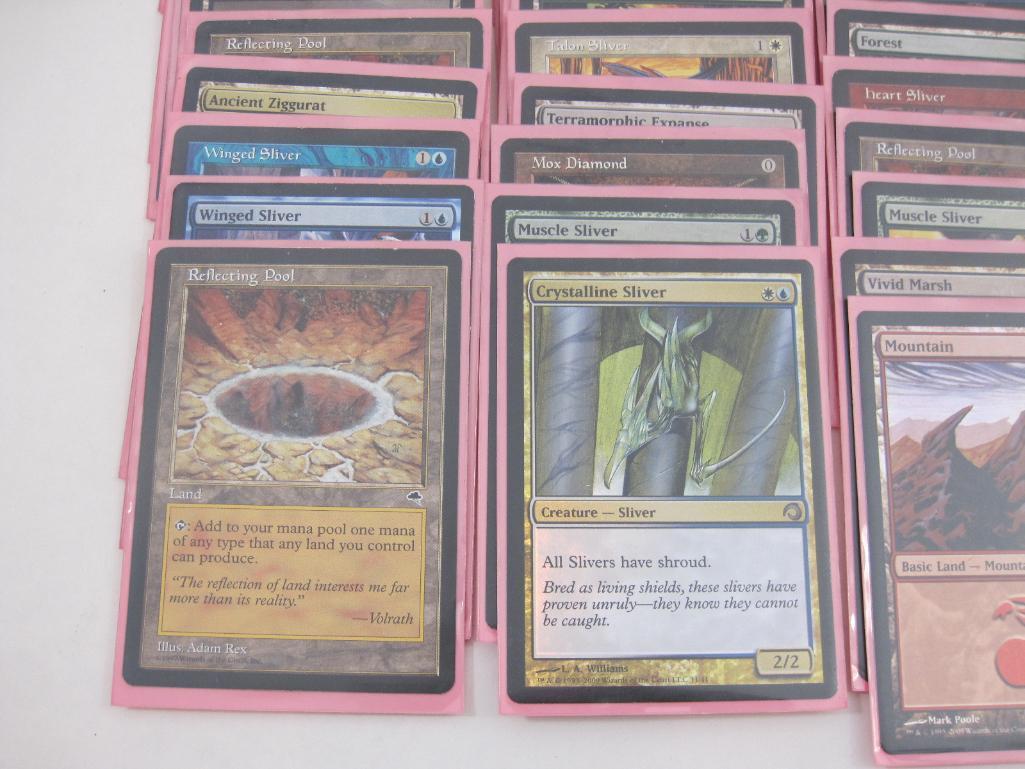 Magic the Gathering Cards from Slivers Deck including Sliver Overlord, 2 foil Sliver Legion