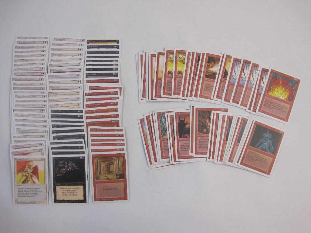 Over 100 Magic the Gathering Cards from Revised Set including Earthbinds and more, 6 oz