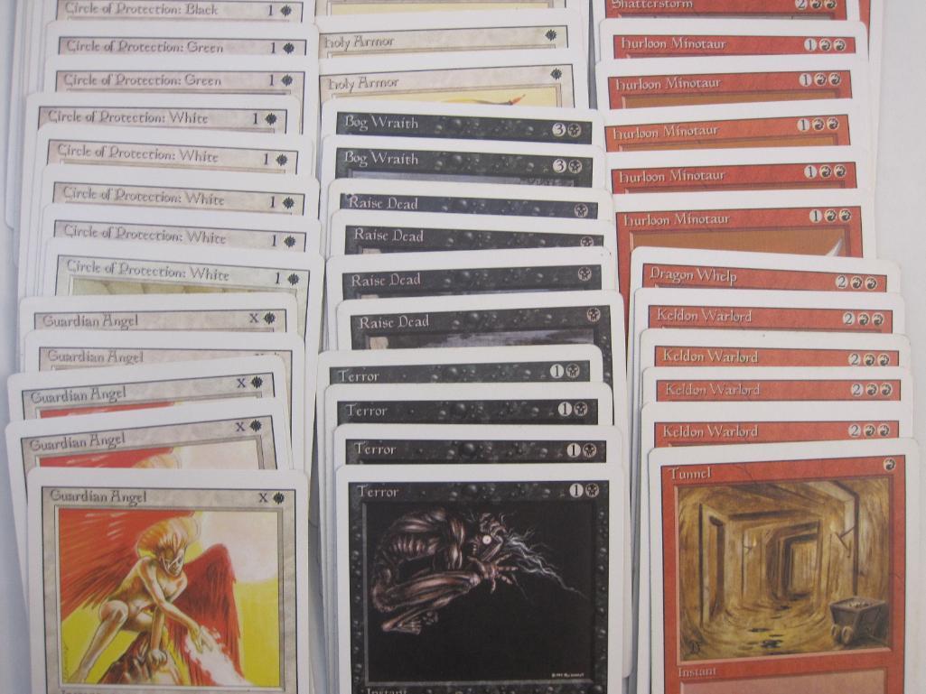 Over 100 Magic the Gathering Cards from Revised Set including Earthbinds and more, 6 oz