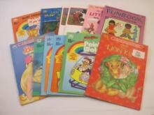 Twelve Assorted Vintage Coloring Books and Paint with Water Books including The Lion King, Disney's