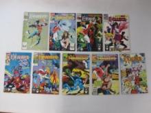 Excalibur, Nine Marvel Comics, Issues No. 31-38, Nov-June 1990-91, with Special Edition 1987, 1 lb 2