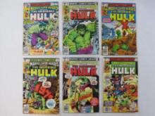 Six Marvel Super-Heroes Featuring The Incredible Hulk Issues #79, 82, 83, Mar, Aug, Sept 1979,
