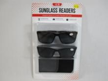 Sunglass Readers, Two Pair 2.75 Magnification with Soft Cases, Icon Eyewear Inc., New in Package, 7