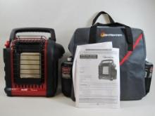 Mr. Heater Portable Buddy Radiant Propane Heater, Mod. #MH9BX, 2 Coleman 16.4 oz Tanks, in Carry