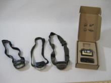 Four Headlamps includes Duracell in Box, Energizer, 2 Petzl, Batteries not Included