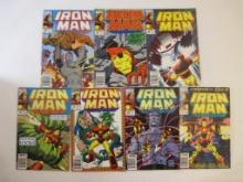 Seven Iron Man Comic Books Nos. 265-271, February-August 1991, 11 oz