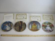Four Gone with the Wind Collectors Plates in Original Boxes with COA,5lbs 8oz