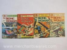 Four Issues of The Bionic Woman Comic Books including Nos. 2-5, Charlton Comics Group, 1978, 7 oz