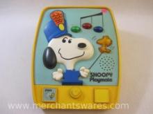 Snoopy Playmate Electronic Toy, tested and appears to work, see pictures, 2 lbs 11 oz