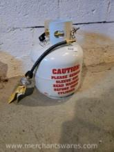 Propane Tank with Valve, 20 LB Capacity