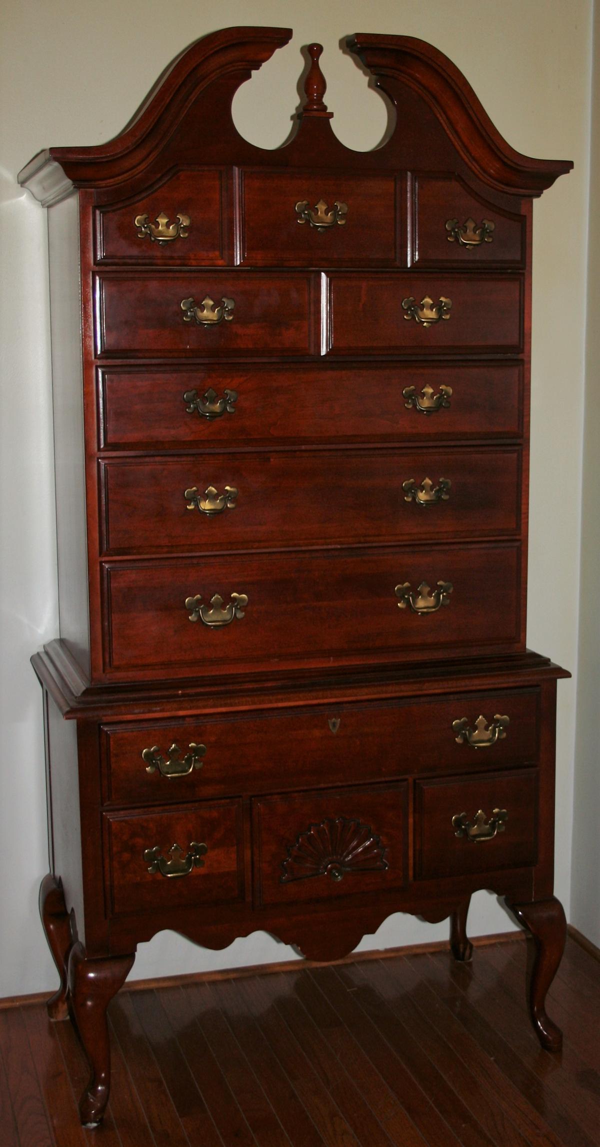 American Drew High Boy Dresser