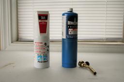 Propane Torch and Kitchen Fire Extinguishers