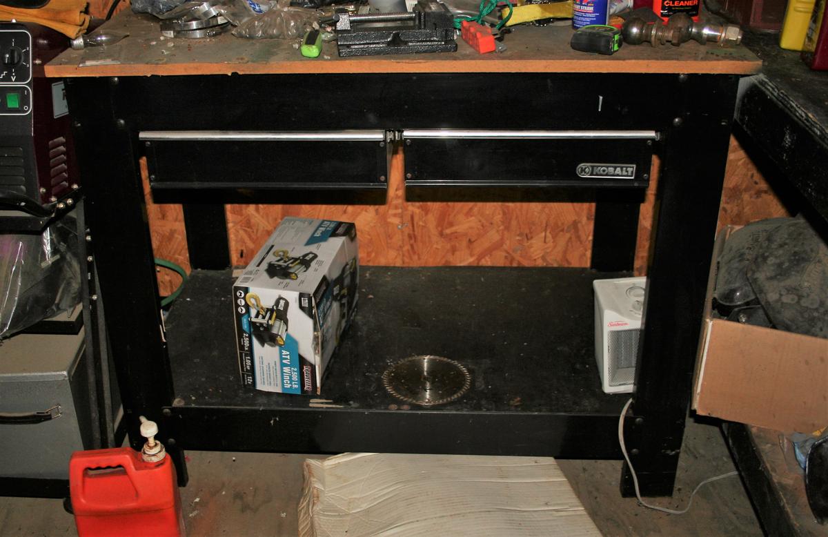 Kobalt Work Table with 2 Drawers