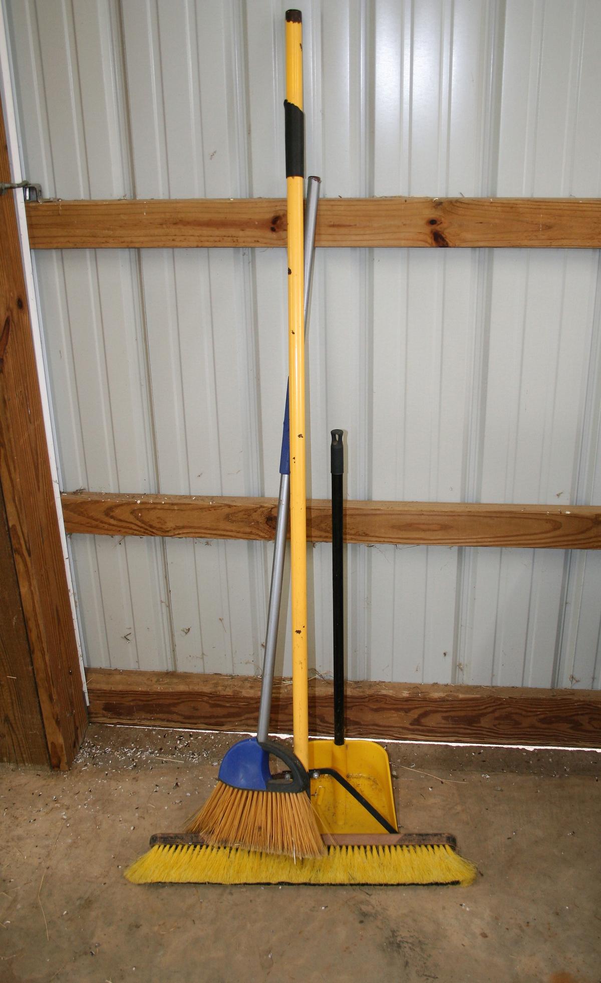 Push Broom, Broom, Dust Pan