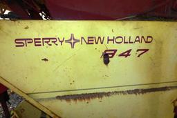 Sperry Holland 847 round baler