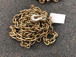 NEW 5/16" X 12' CHAIN W/HOOKS