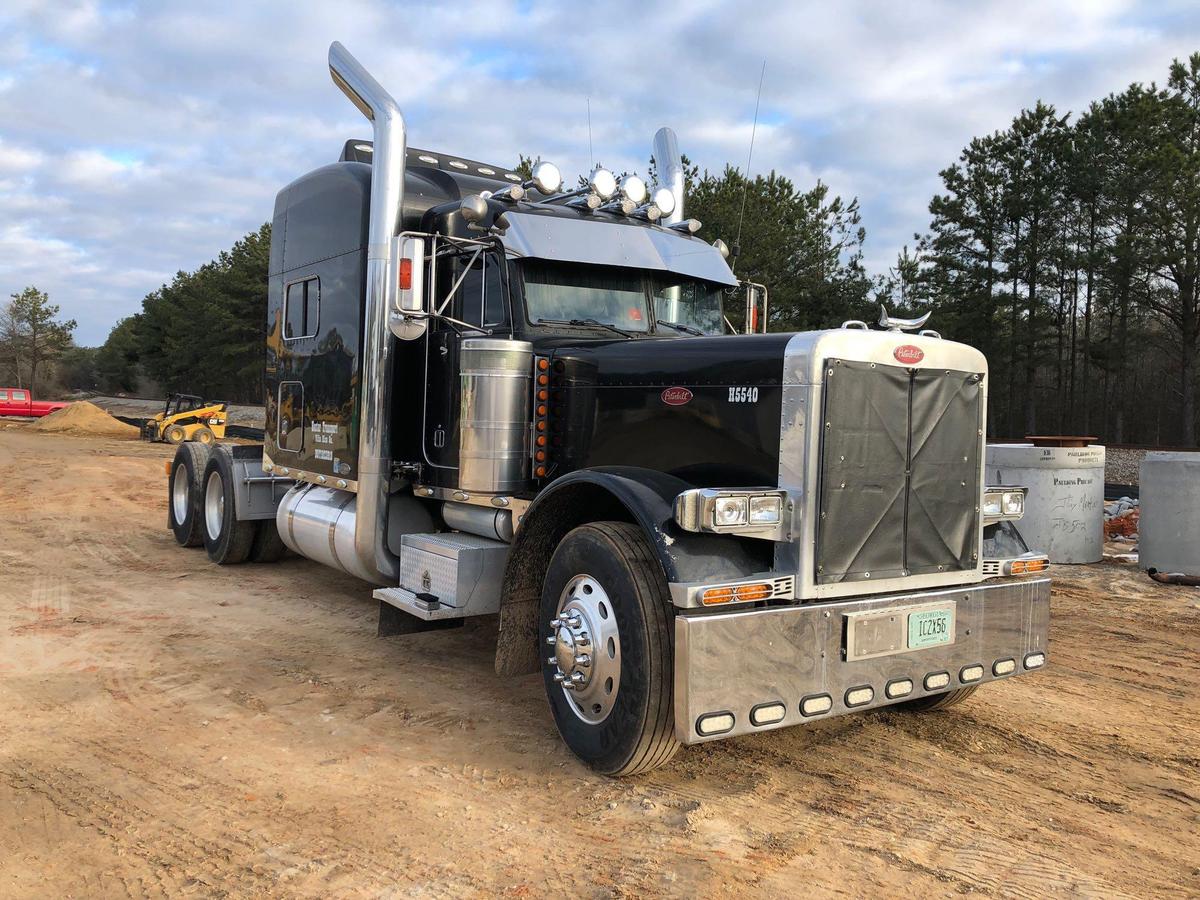 2001 PETERBILT 379 TRUCK TRACTOR, VIN: 1XP5DB9X21D559998, ULTRACAB, 1,028,499 MILES, 12K FRONT, 38K