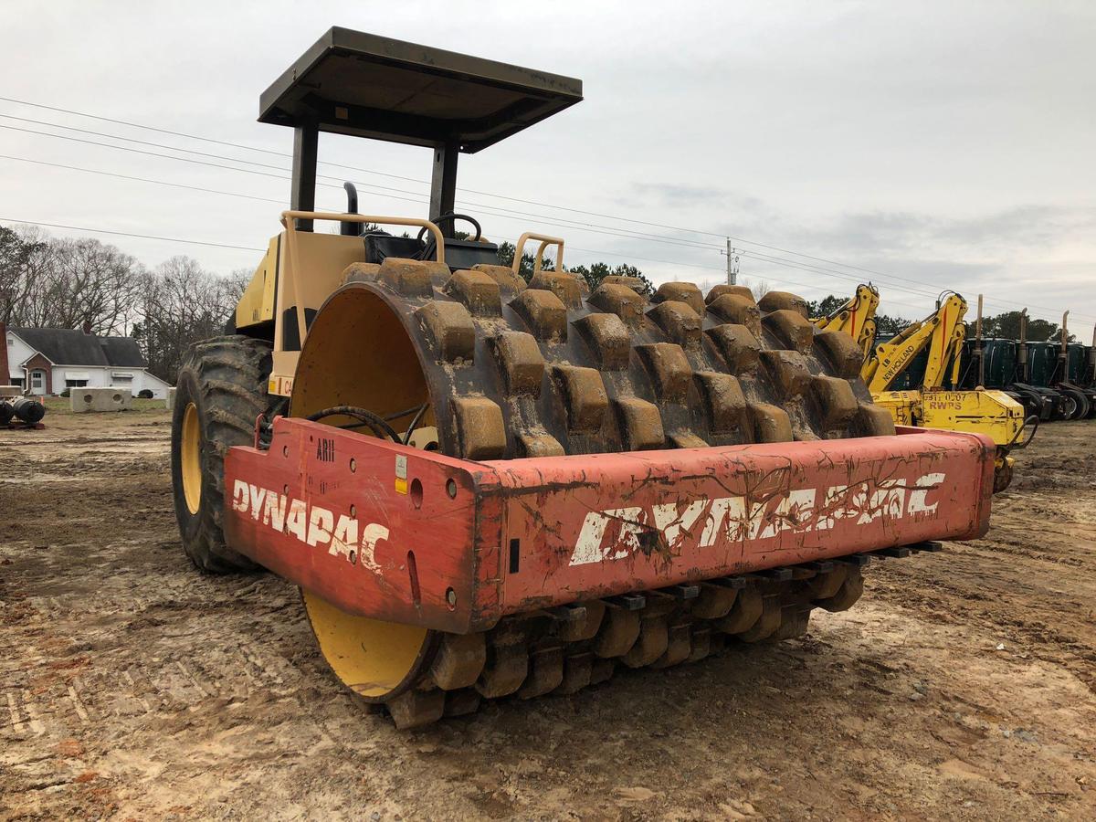 2006 DYNAPAC CA250PD 84? VIBRATORY PADFOOT COMPACTOR, S# 65920894, ROPS CANOPY, CUMMINS DIESEL