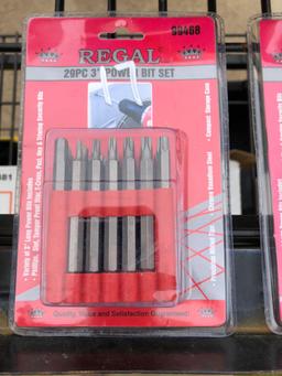 NEW/UNUSED REGAL 3 INCH POWER BIT SET, 29 PIECE