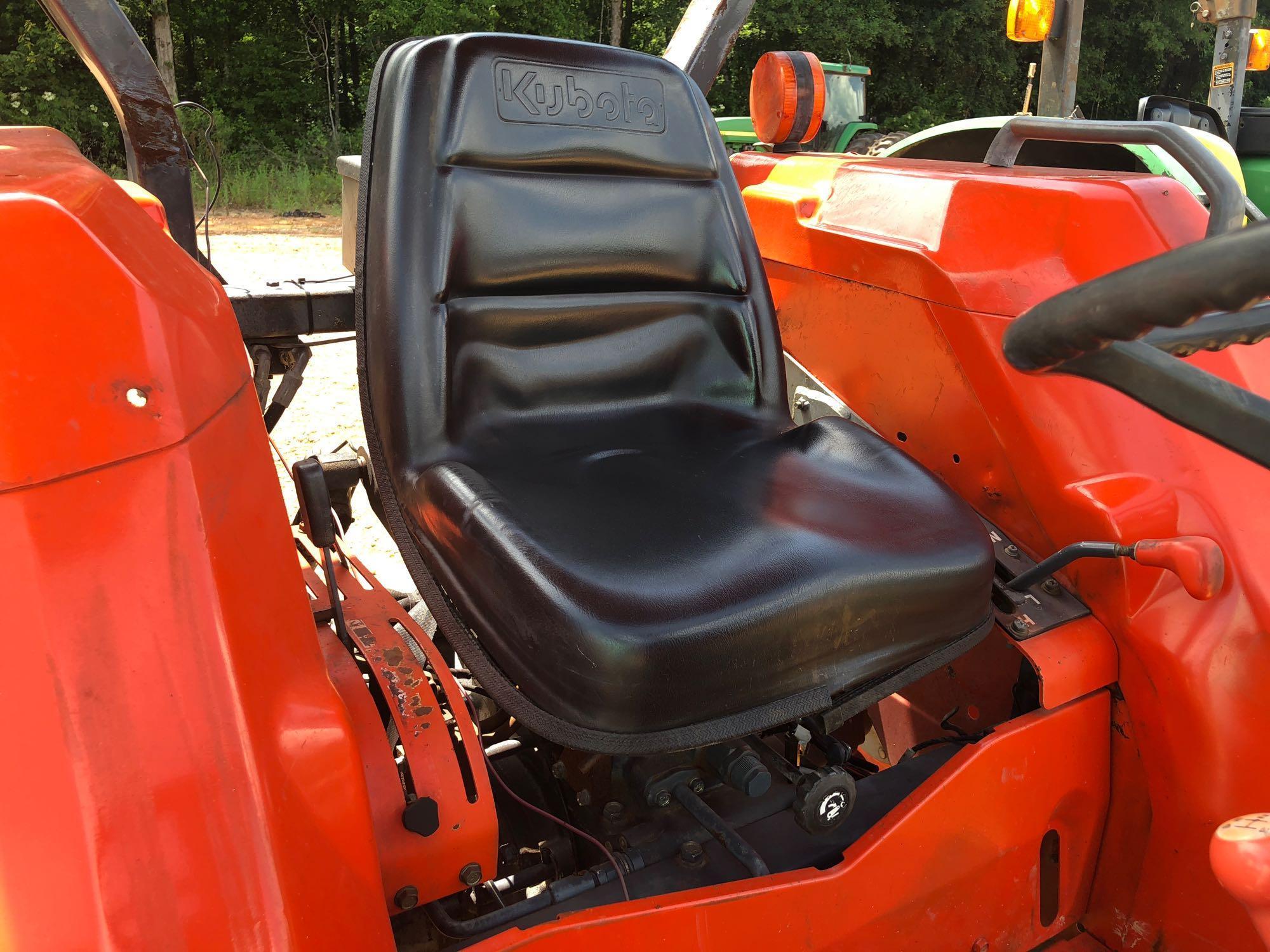 KUBOTA MX5000 UTILITY TRACTOR. S/N 10657. CANOPY TOP. 2902 HOURS, 3PH, 540 PTO