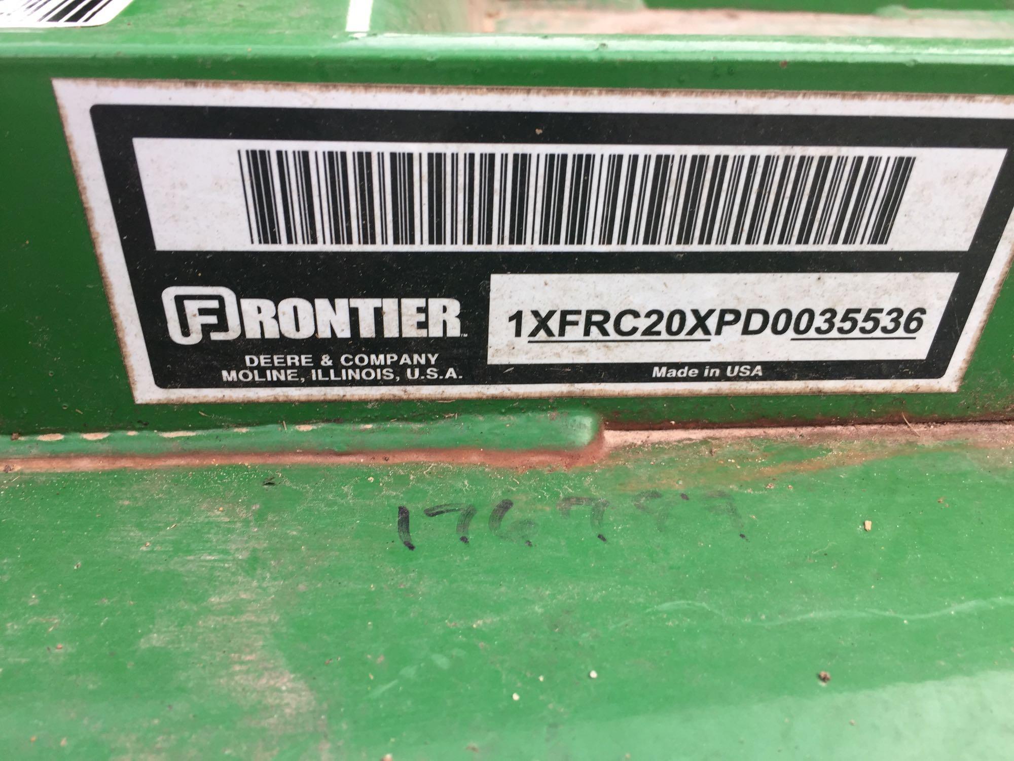 FRONTIER RC2048 ROTARY MOWER, 3PH, 540 PTO