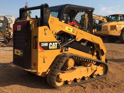 2014 CAT 259D MULTI TERRAIN LOADER, OROPS, RUBBER TRACKS, 2 SPEED, AUX HYDRAULICS, MANUAL COUPLER,