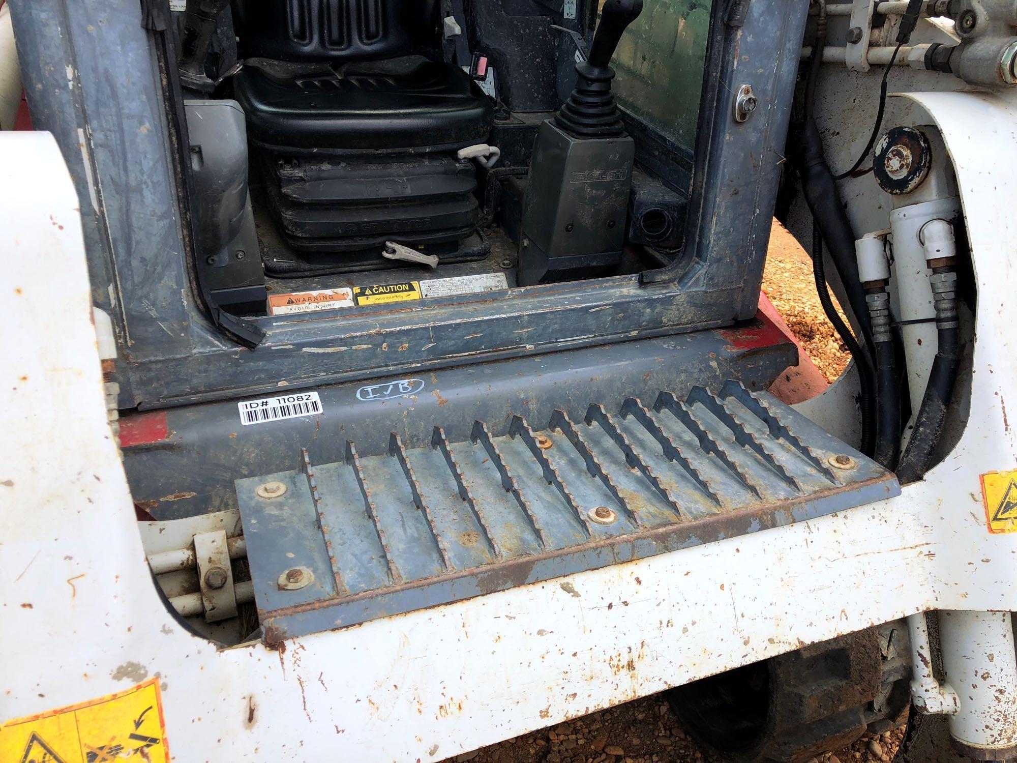 2011 TAKEUCHI TL240 MULTI TERRAIN LOADER, SN 224001097, CAB AIR, AUX. HYDRAULICS, 76? LOW PRO SMOOTH