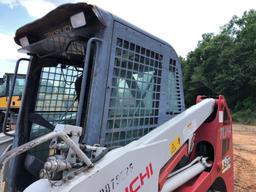 2011 TAKEUCHI TL240 MULTI TERRAIN LOADER, SN 224001097, CAB AIR, AUX. HYDRAULICS, 76? LOW PRO SMOOTH