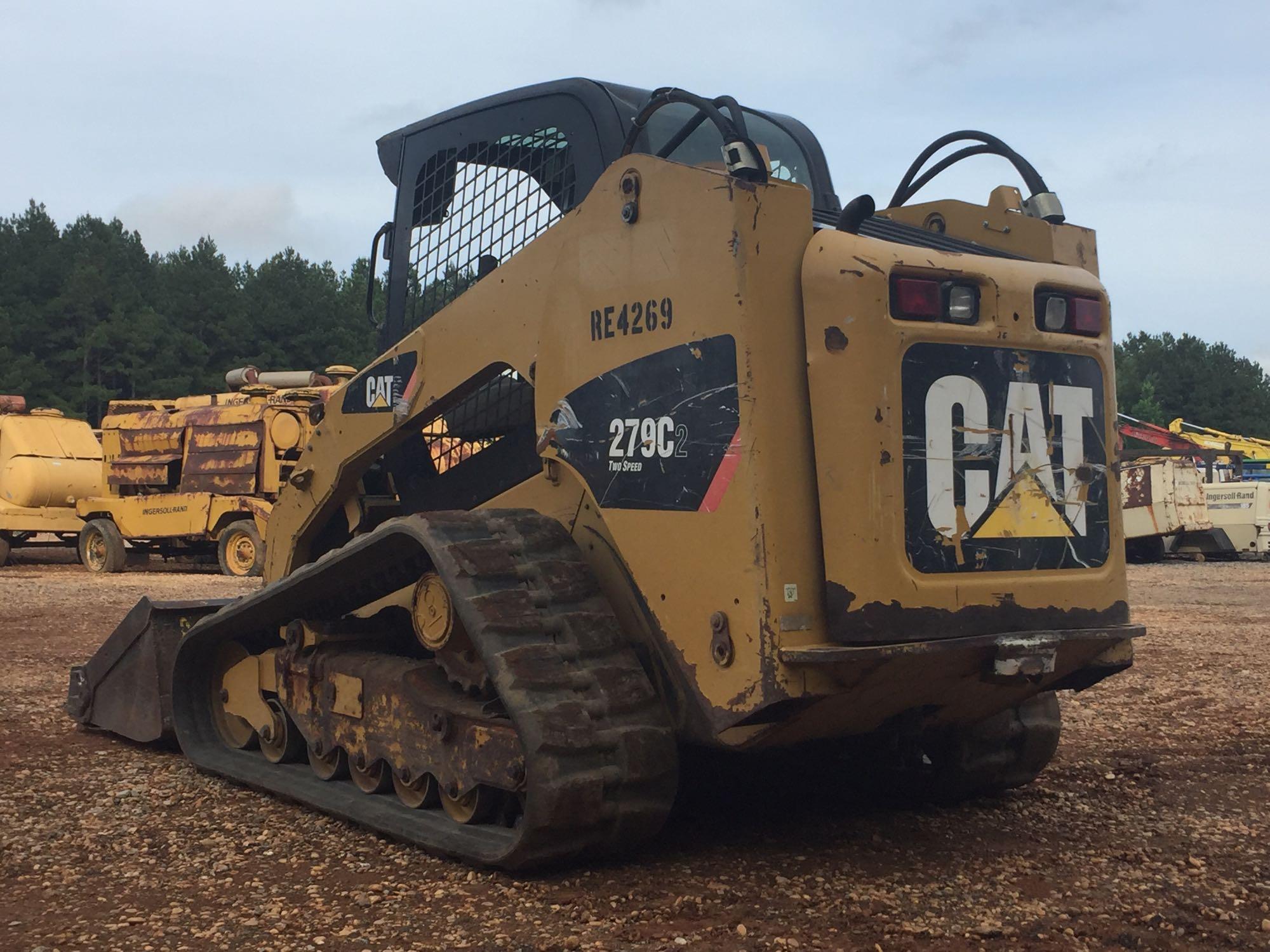 2009 CAT 279C MULTI TERRAIN LOADER. TWO SPEED. AUX HYDRAULICS. OROPS. 66? LOW PRO SMOOTH EDGE