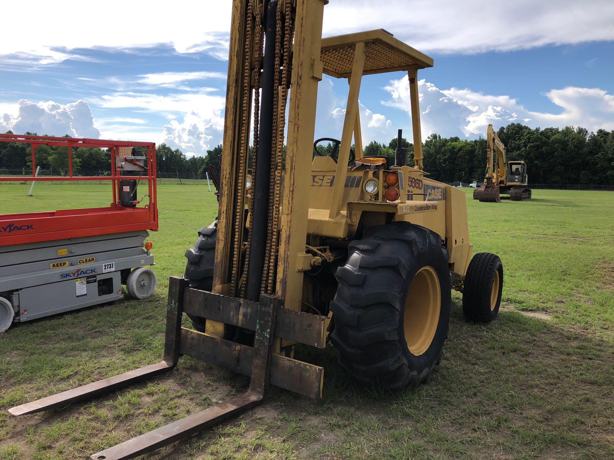 CASE 586D...ROUGH TERRAIN FORKLIFT