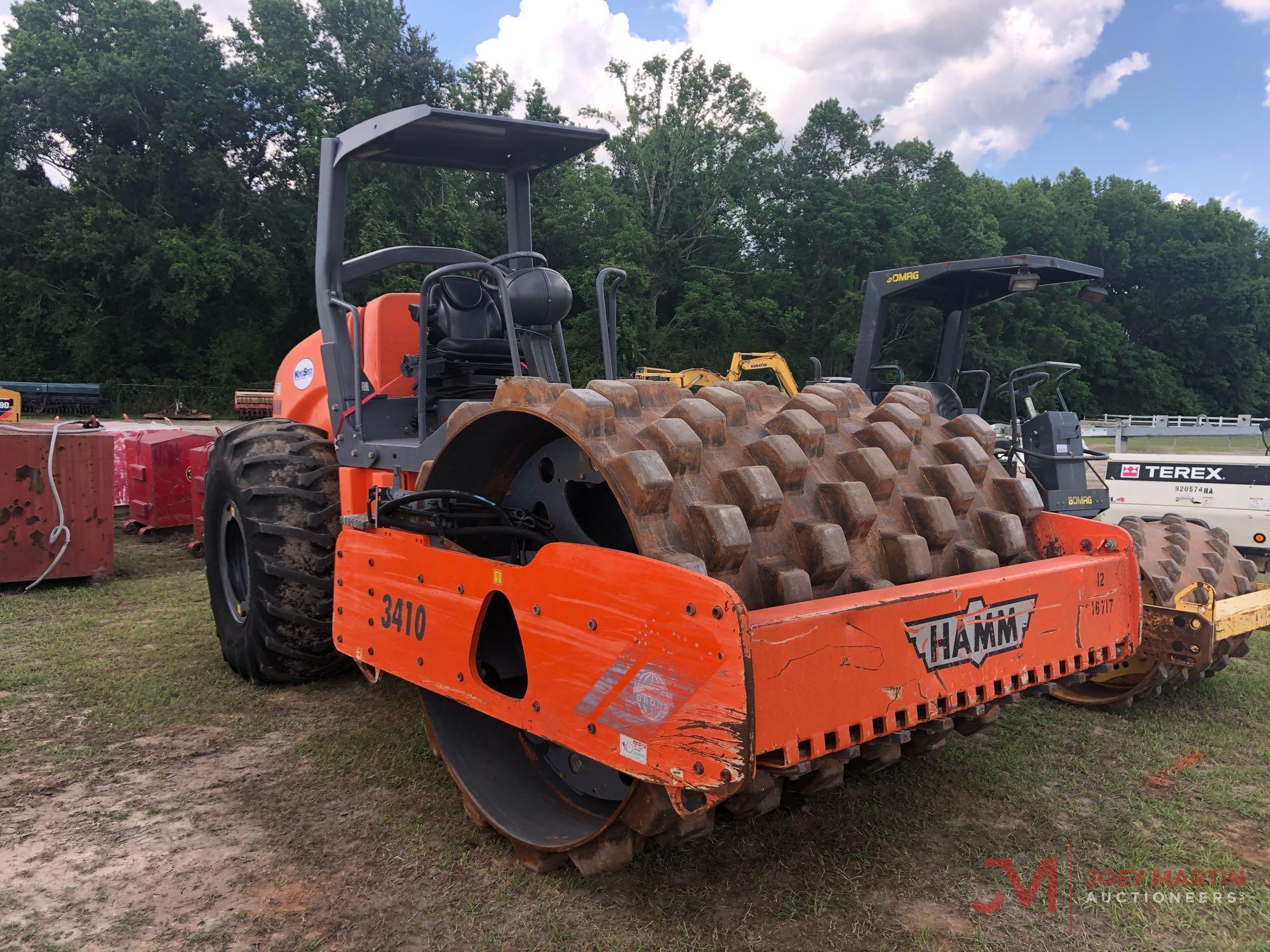 2012 HAMM 3104P...84" PADFOOT ROLLER