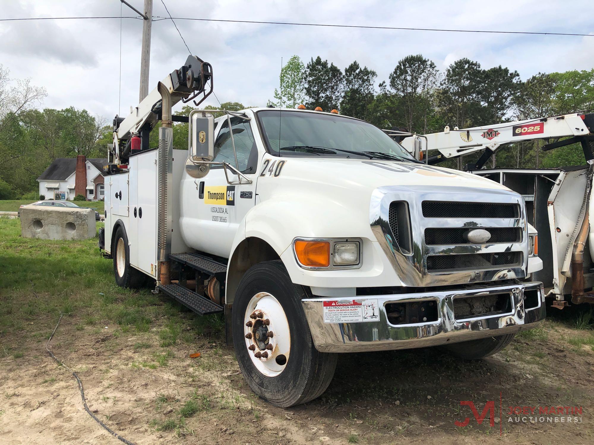 2008 FORD F-750...XLT SUPER DUTY SERVICE TRUCK