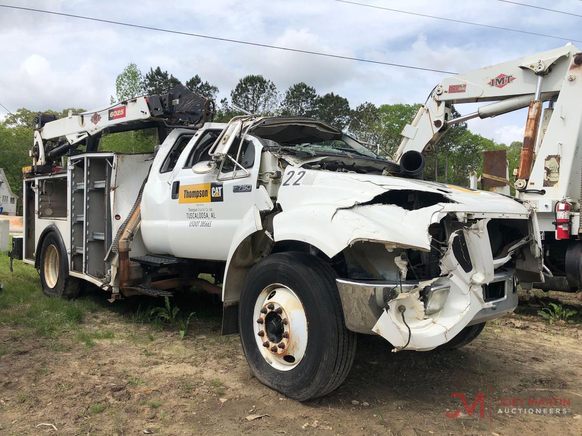 2008 FORD F750 XLT SUPER DUTY SERVICE TRUCK