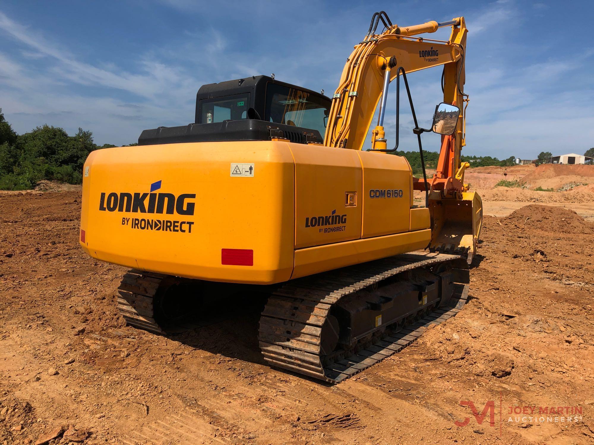 2016 LONKING CDM 6150 HYDRAULIC EXCAVATOR