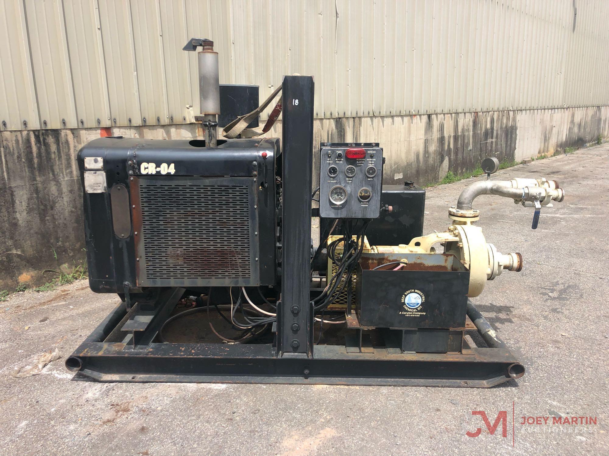 DETROIT DIESEL ENGINE POWERED RECIRCULATING PUMP