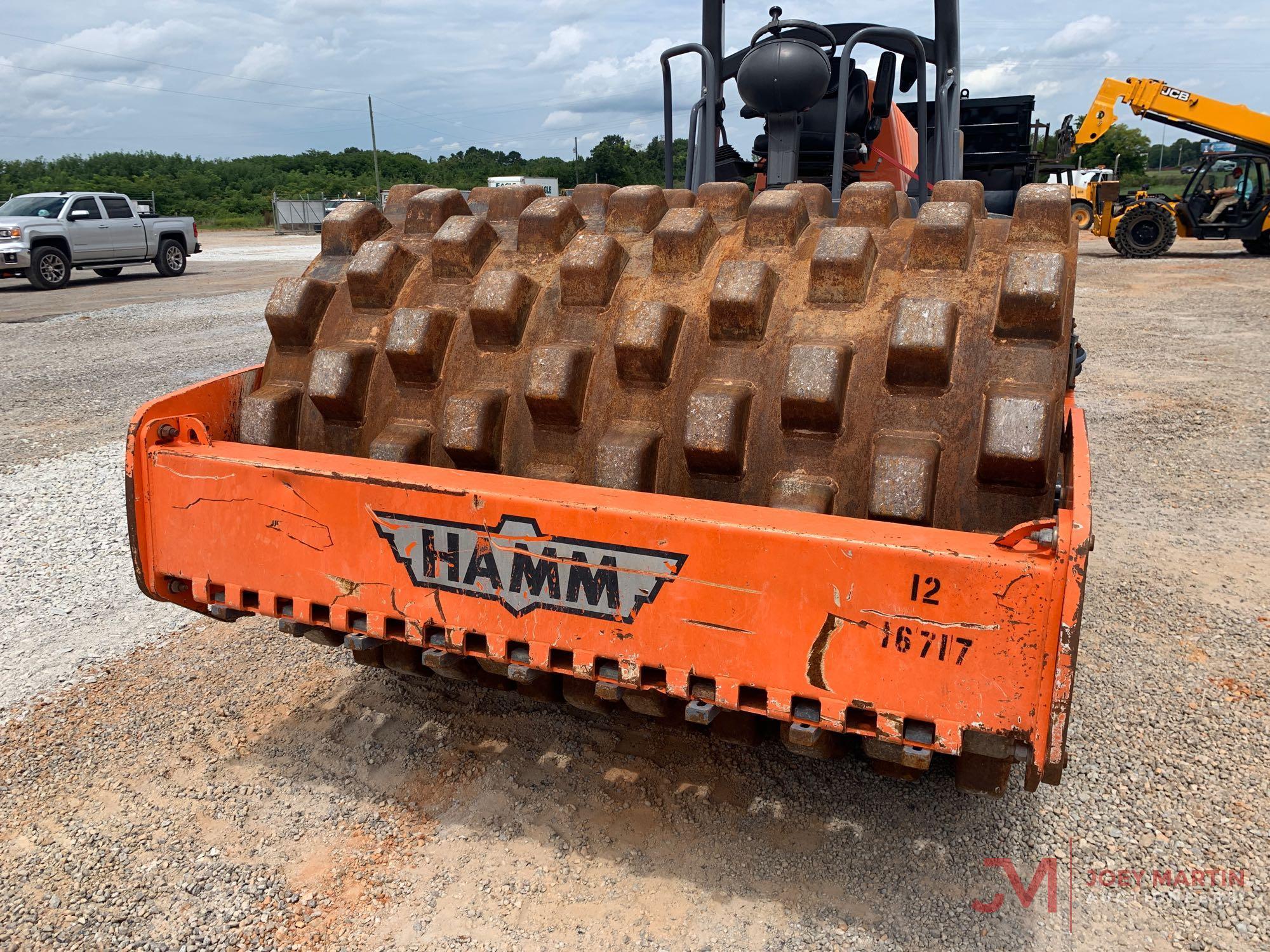 2012 HAMM 3410 PAD FOOT COMPACTOR