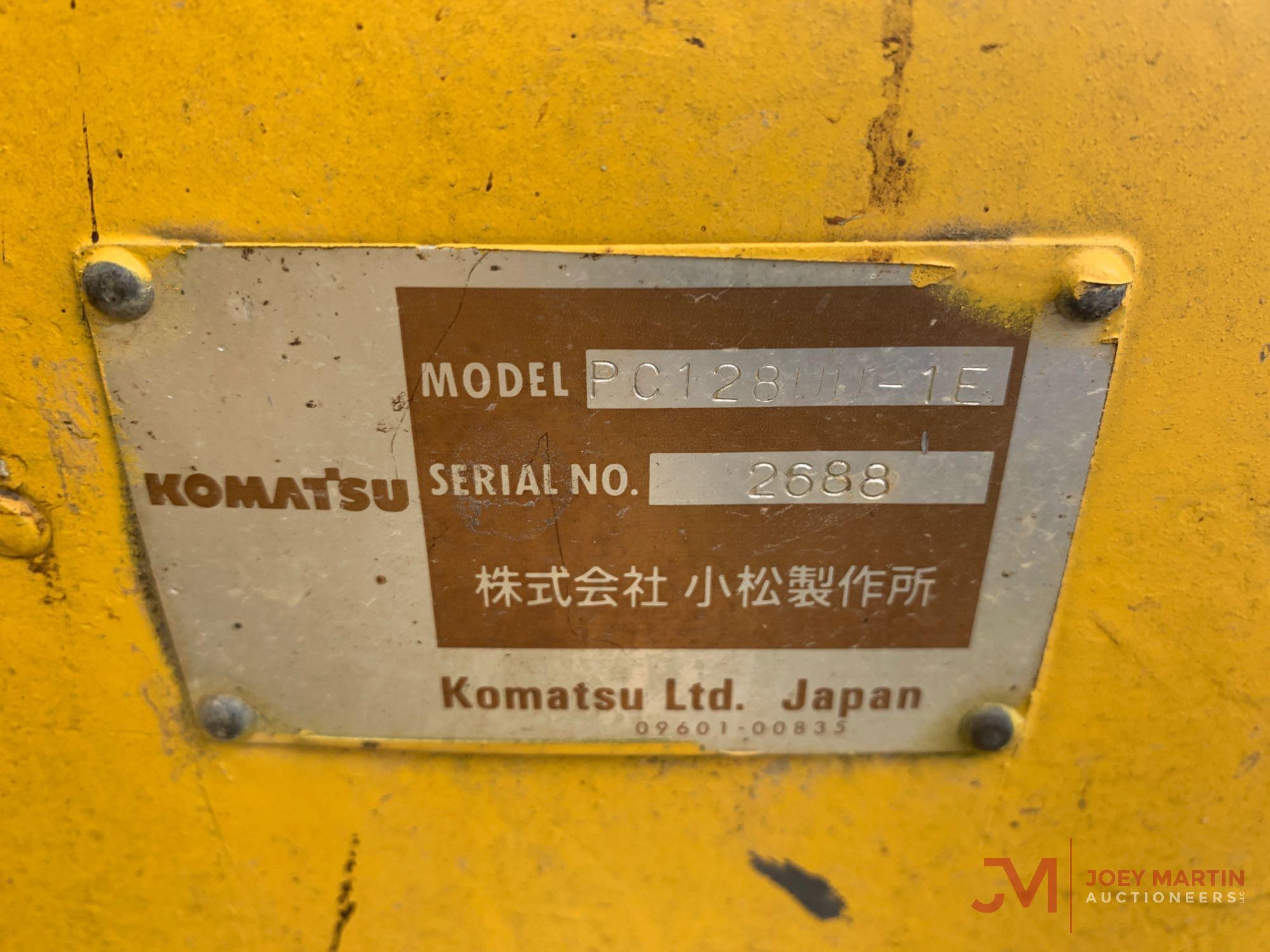 1998 KOMATSU PC128UU-1E HYDRAULIC EXCAVATOR